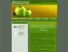 Tablet Screenshot of horticultura.usamv.ro